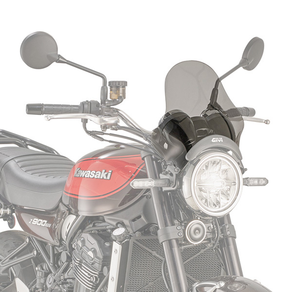 Givi A210 cupolino moto universale fumè