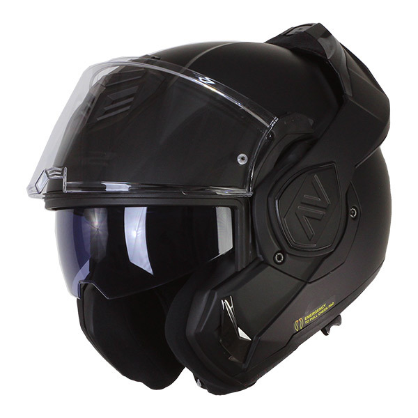 CASCO MODULARE LS2 FF906 ADVANT SOLID BLACK NERO OPACO FLIP UP