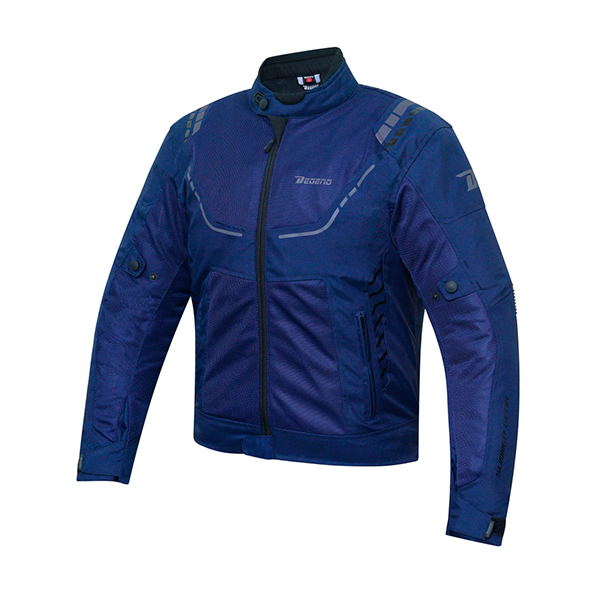 Giacca moto estiva Revit Eclipse blu