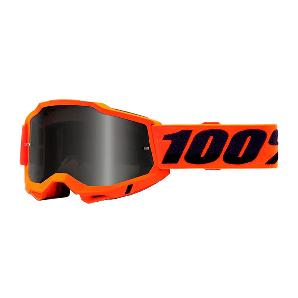 Occhiali Motocross 100% Accuri 2 Giallo Sand Fluorescente Fumè