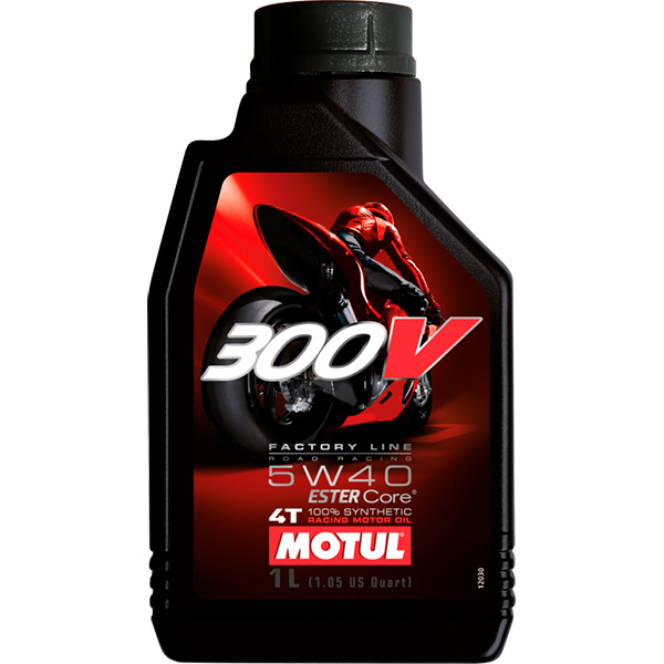 Motul 300V 10W40 Factory Line Road Racing Olio Motore Sintetico Moto V300